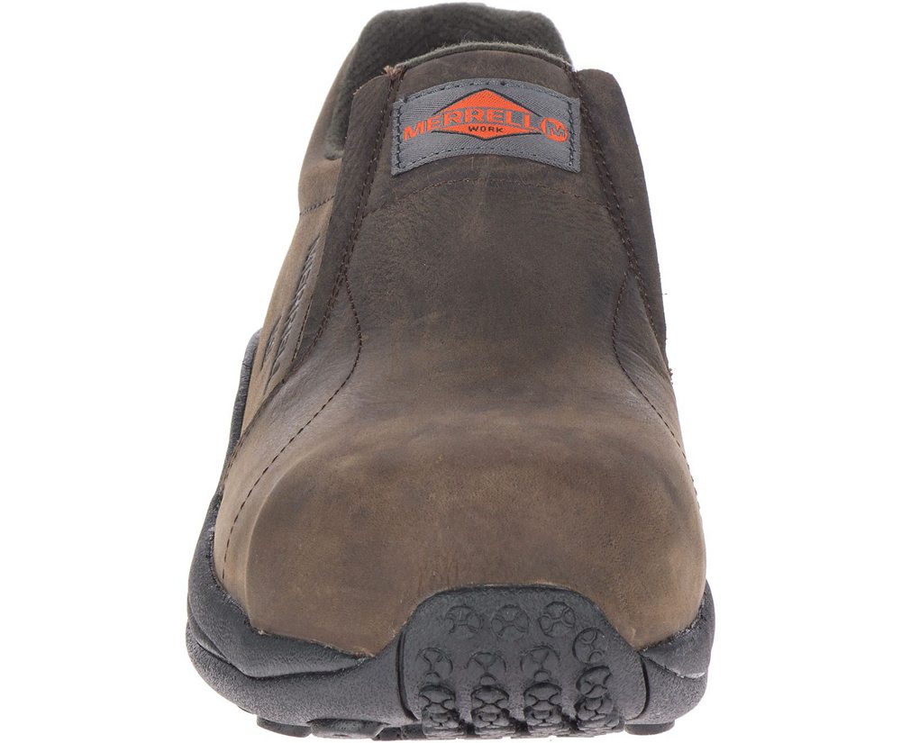 Merrell Barefoot Sko Herre - Jungle Moc Læder Comp Toe Sd - Brune - QDM917038